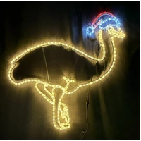 Christmas Emu Rope Light Motif