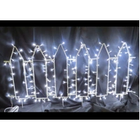 White LED Christmas Picket Fence 4.8m long -  expected July 2025