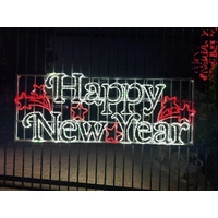Happy New Year Rope Light Motif 
