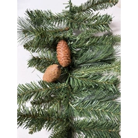 2.7M Green Mixed Leaf  Christmas Garland