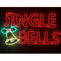 Jingle Bells Rope Light Motif with Bell 