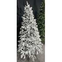 8 Foot Deluxe Flocked Christmas Tree