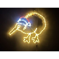 Christmas Kiwi Rope Light Motif