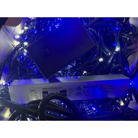 25M White and Blue Icicles