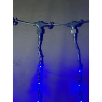 Blue Waterfall Curtain Light  3m long x 2m drop