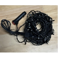 10M Warm White String - cigarette lighter operated 12V