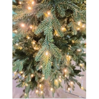 7 Foot Lit Slim Alpine Christmas Tree
