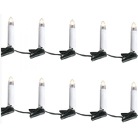 10 LED Warm White Candle String Light