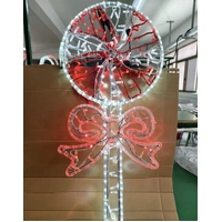 Spinning Lollipop Rope Light Motif - 100cm