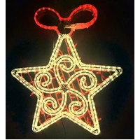 Swirl Star Rope Light Motif 