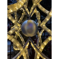 3D Star with Bauble Rope Light Motif