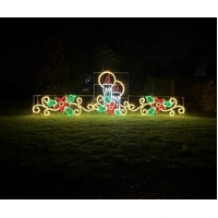 Giant Candle Swirl 5.2m Long Rope Light Motif 