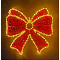 60cm Red Bow Rope Light Motif 