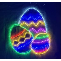 Easter Eggs Rope Light Motif