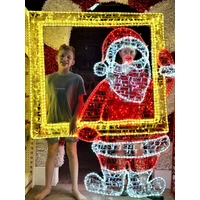 Santa Selfie Rope Light Motif