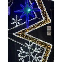 Giant Snowflake Arch Rope Light Motif 3.7m high