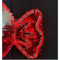 Red Candy Lolly Rope Light Motif