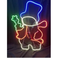 74cm Neon Snowman Rope Light Motif 