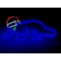 Christmas Platypus Rope Light Motif  