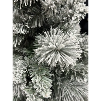 1.8M Ultra Slim Snowy Alpine Christmas Tree