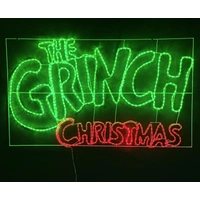 The Grinch Christmas Rope Light Motif