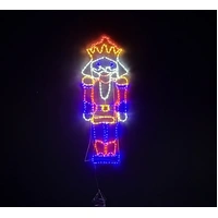 127cm Nutcracker King Rope Light Motif