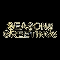 Warm White Seasons Greetings Rope Light Motif 