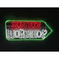 Santa's Workshop Rope Light Motif