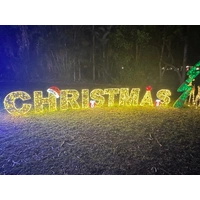 Titanic CHRISTMAS Rope Light Motif with individual letters