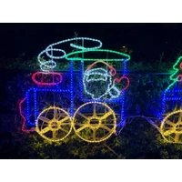 Giant Train 3m long Rope Light Motif