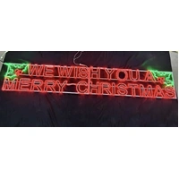 We Wish You a Merry Christmas Rope Light Motif 