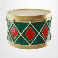 Deluxe Metal Drum w/Lid - 3 pc Set