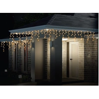 11.9m Warm White Solar icicles