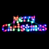 Merry Christmas Plaque Flashing
