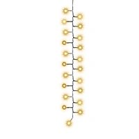 4.8m Warm White Cluster Icicles