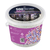 9.9m LED Icicle Carnival Lights 