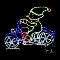 Elf Motorbike Crew Rope Light Motif 