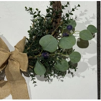 Half Wreath Lush Foilage  30cm Diameter
