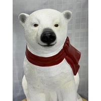 73cm Tall Resin Polar bear 