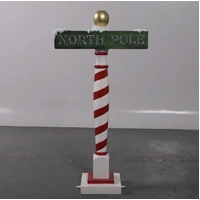 Resin North Pole Sign - 90cm tall