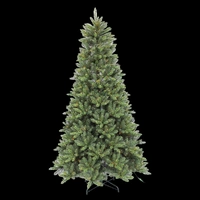Mixed Leaf Warm White 6.5 Foot Artificial Christmas Tree