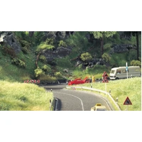 NOCH 60704 -  Federal Road- Grey - Curved-  HO Scale