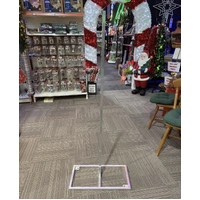 1.5m tall Aluminium Christmas Light Stand with Base