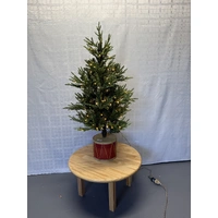 4 Foot Potted Warm White Christmas Tree 