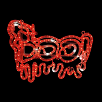 BOO Halloween Rope Light Motif 