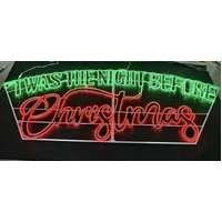 'Twas The Night Before Christmas Rope Light Motif 