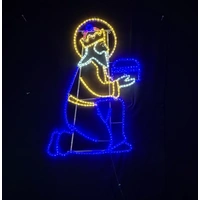 Wiseman Kneeling Rope Light Motif 