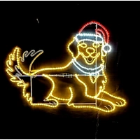 Dog Wagging Tail Rope Light Motif 