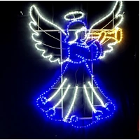 150cm Twinkling Angel Rope Light Motif 