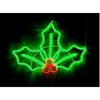 Green Holly Rope Light Motif